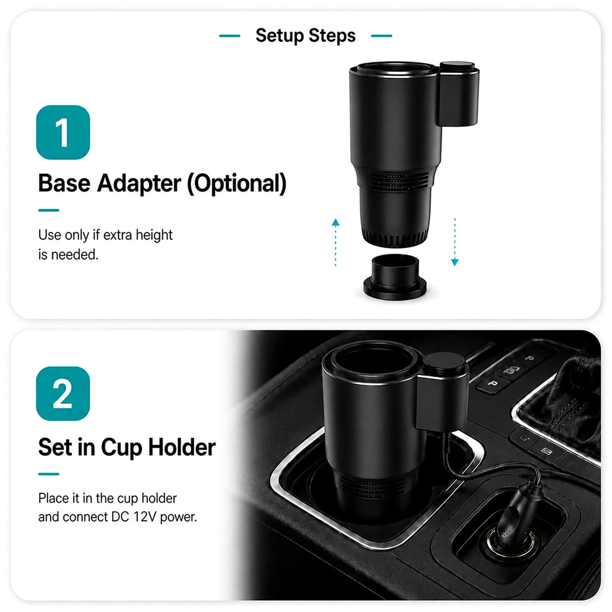 12V Car Cup Cooler & Warmer - Image 10