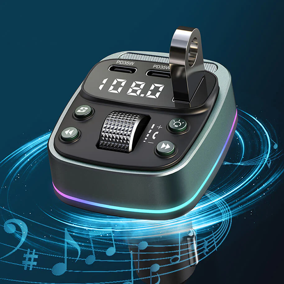 CC02 TuneBoost Bluetooth FM Car Charger - Image 4