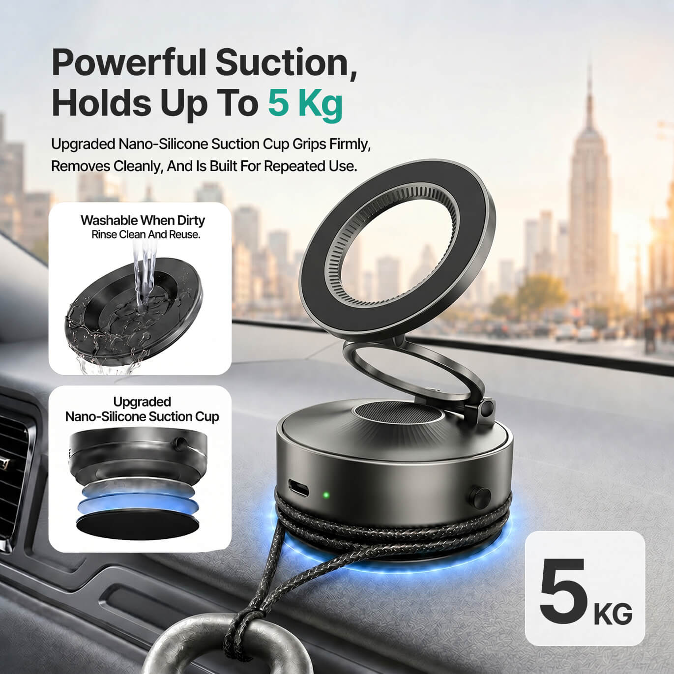 MCM10 PowerVac Magnetic Phone Mount - Image 7