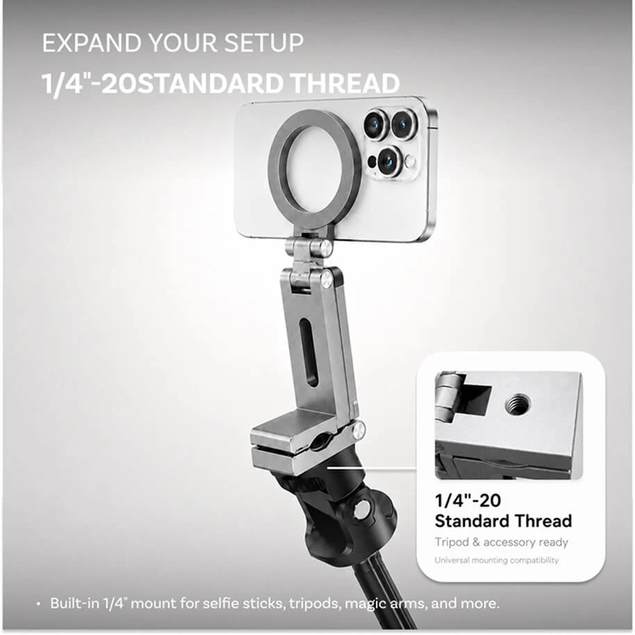 MCM01 Foldable Magnetic Phone Clamp Stand - Image 10
