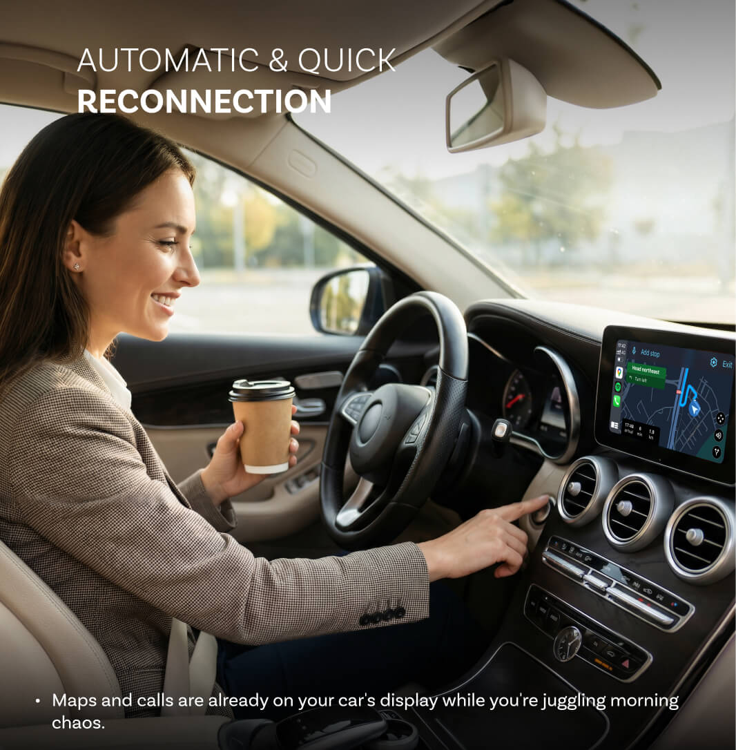 Ottocast Mini NOVA Wireless CarPlay/Android Auto Adapter - Image 7