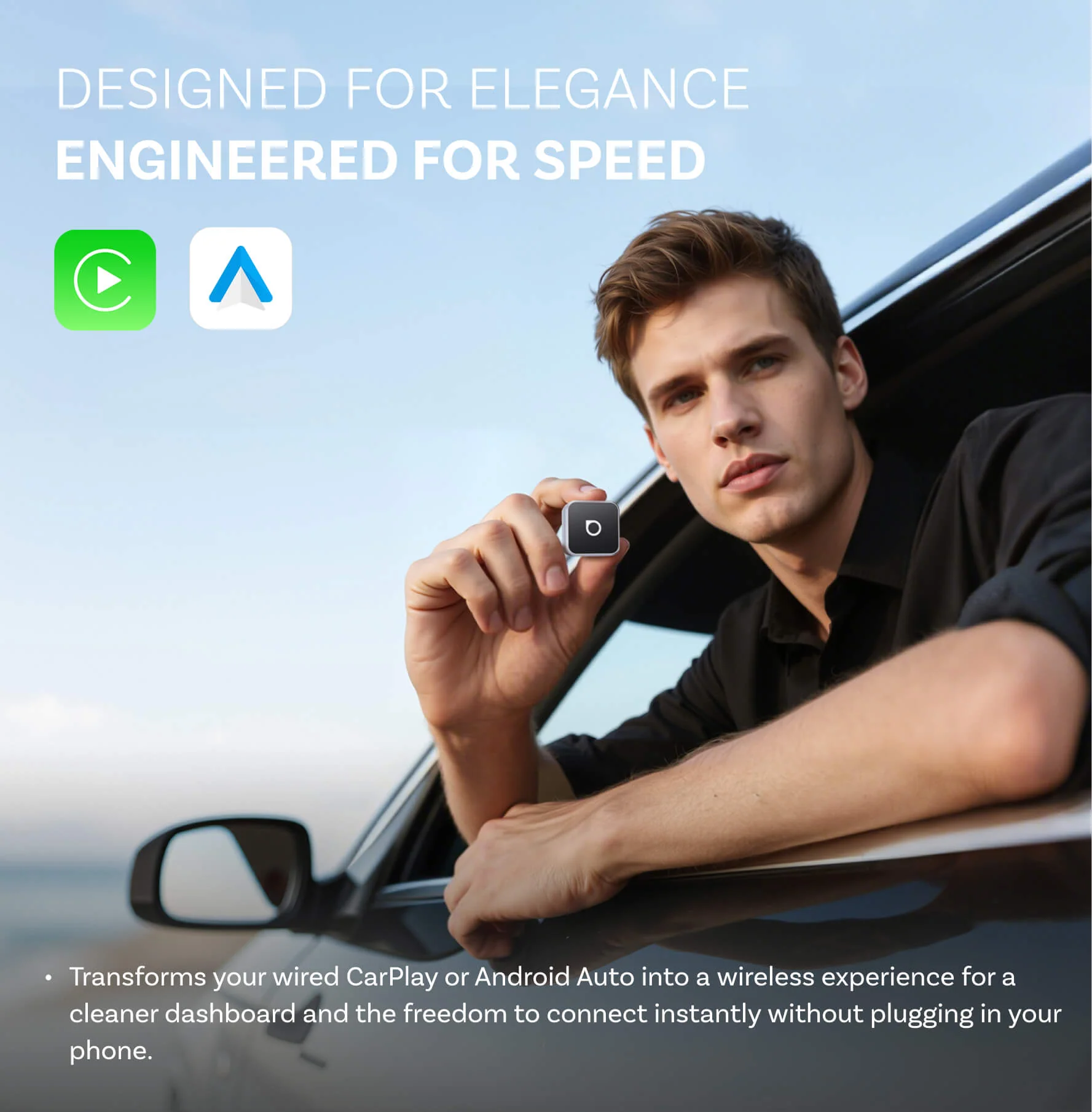 Ottocast Mini Cube 3.0 Wireless CarPlay/Android Auto Adapter - Image 4