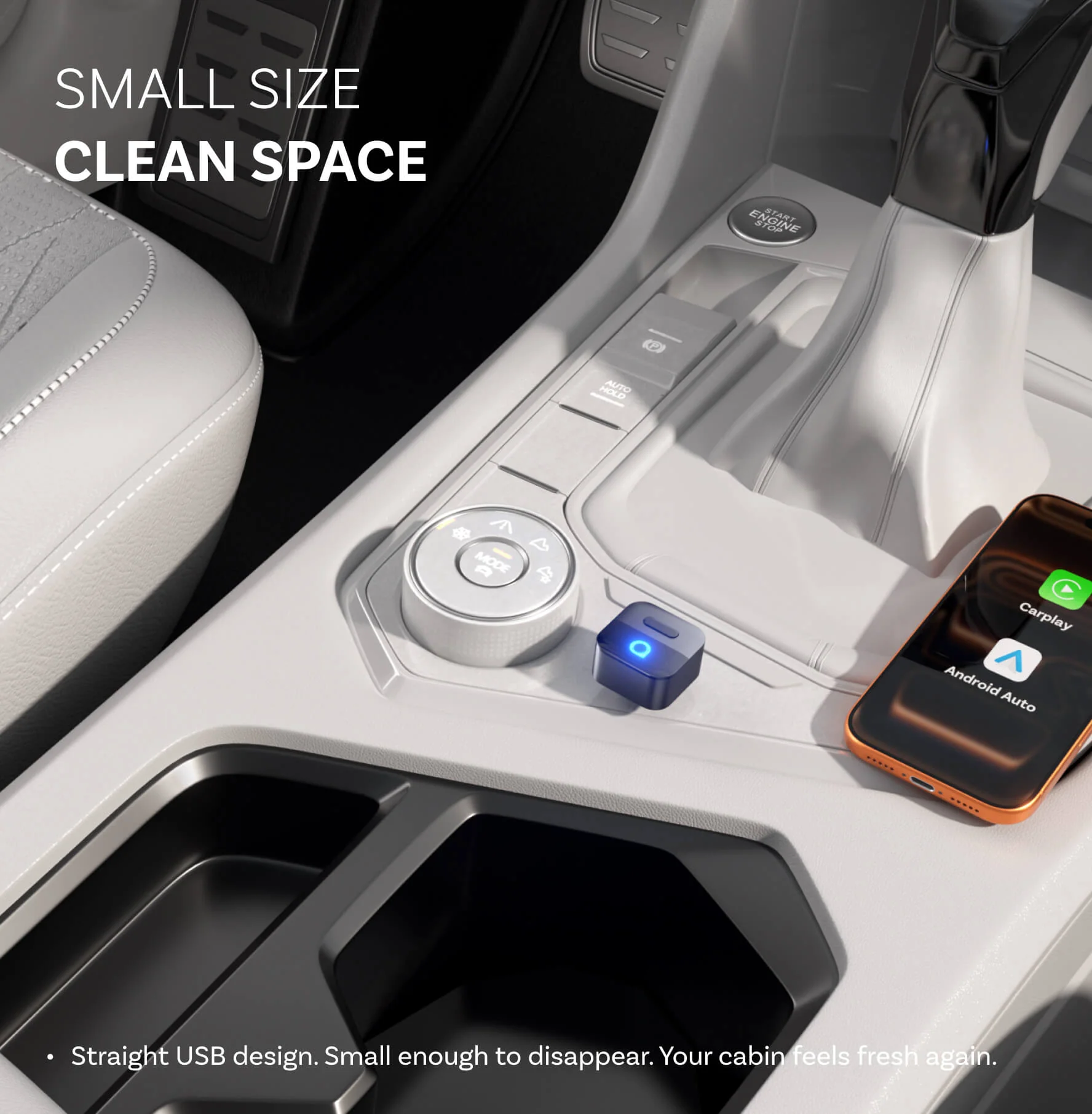 Ottocast Mini Pico Wireless CarPlay/Android Auto Adapter - Image 5