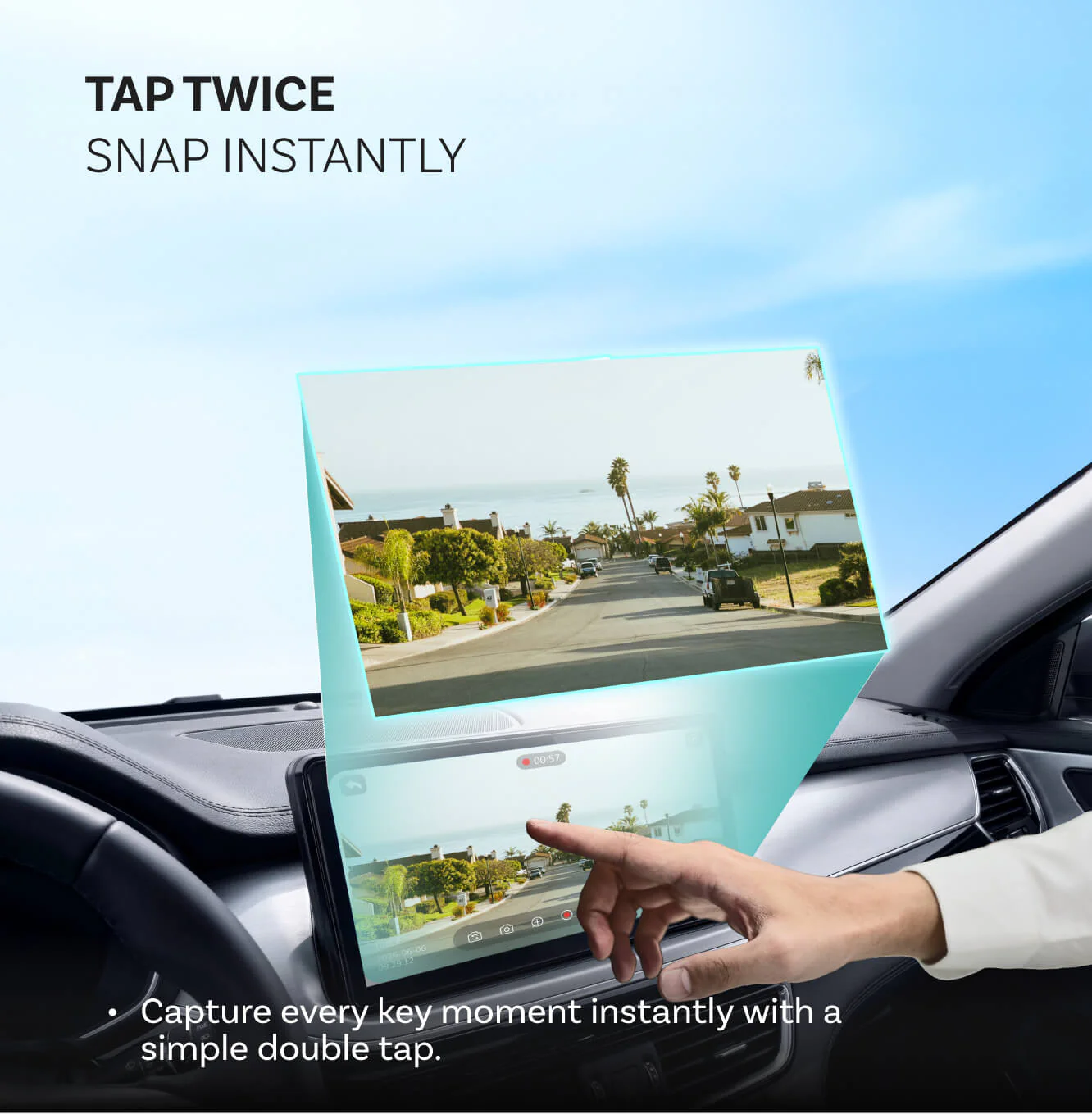 OttoSafe Cam 2-in-1 Dash Cam & Wireless CarPlay Adapter - Image 6