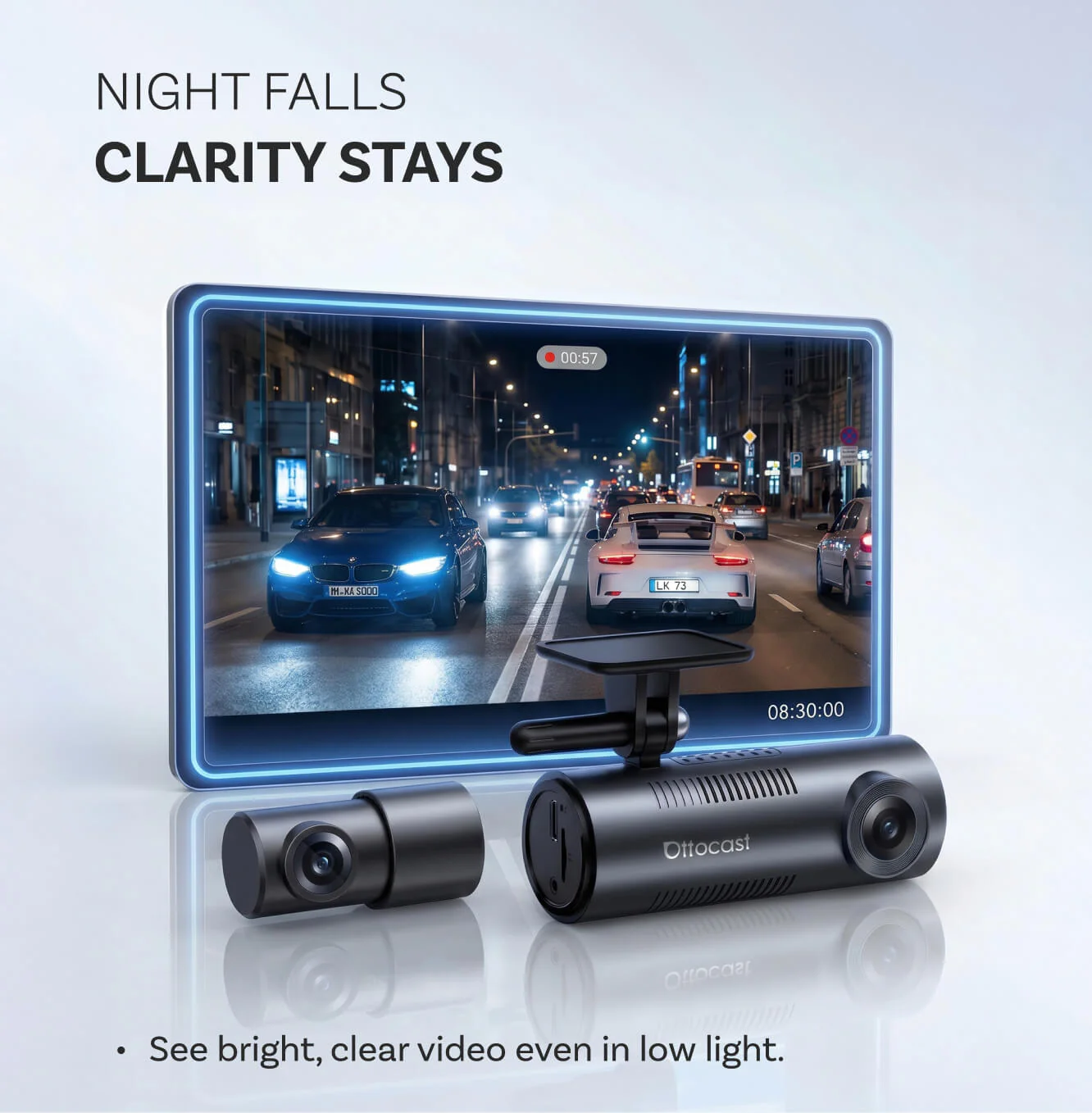 OttoSafe Cam 2-in-1 Dash Cam & Wireless CarPlay Adapter - Image 8
