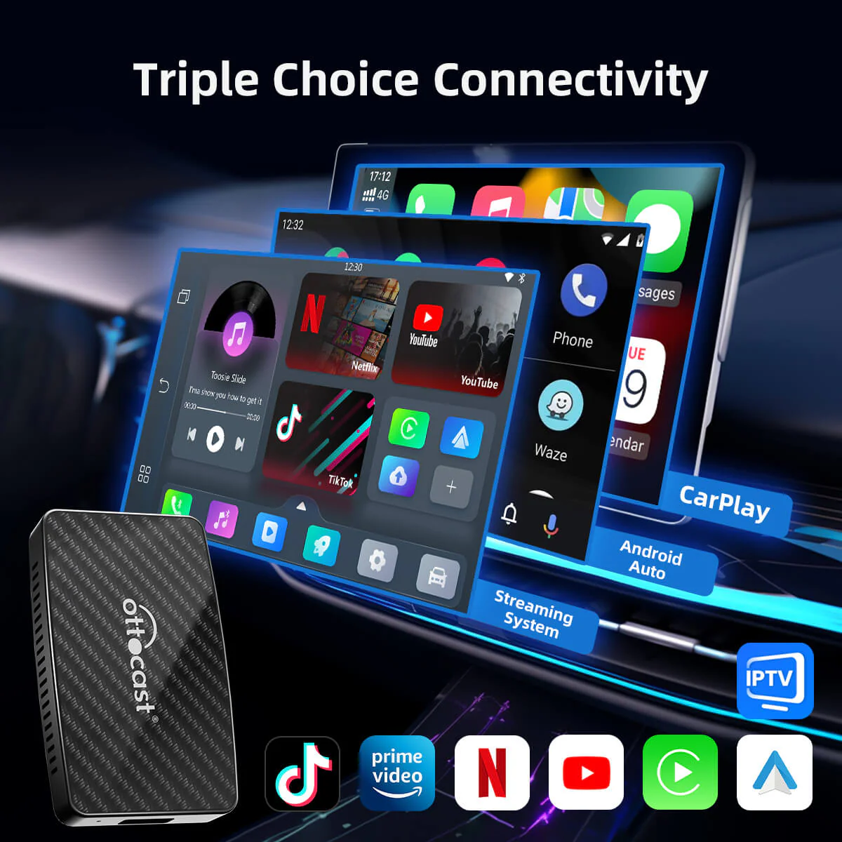 (twitter Special Offer ) Play2Video Pro Wireless CarPlay/ Android Auto 3-in-1 Adapter - Image 3
