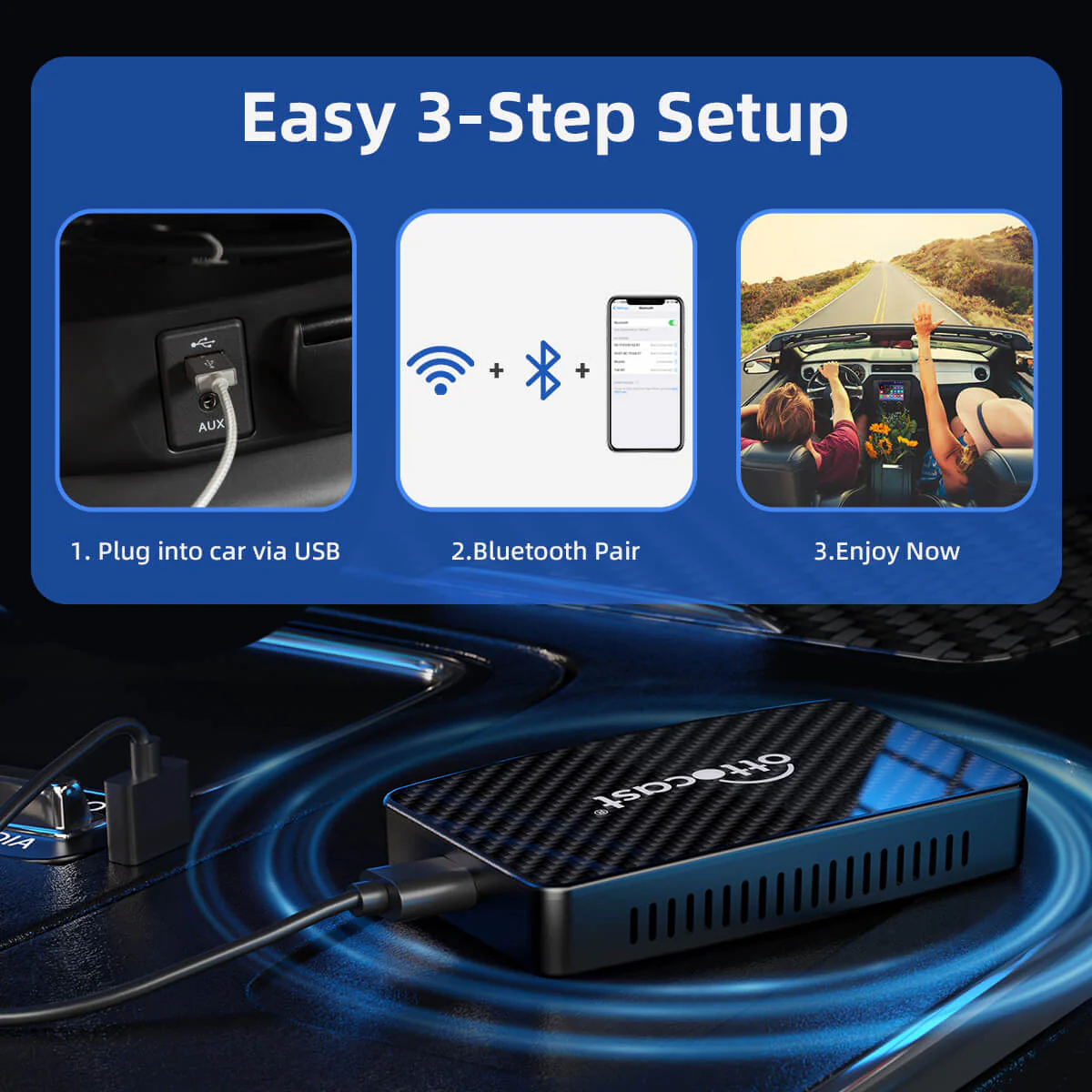 (twitter Special Offer ) Play2Video Pro Wireless CarPlay/ Android Auto 3-in-1 Adapter - Image 6