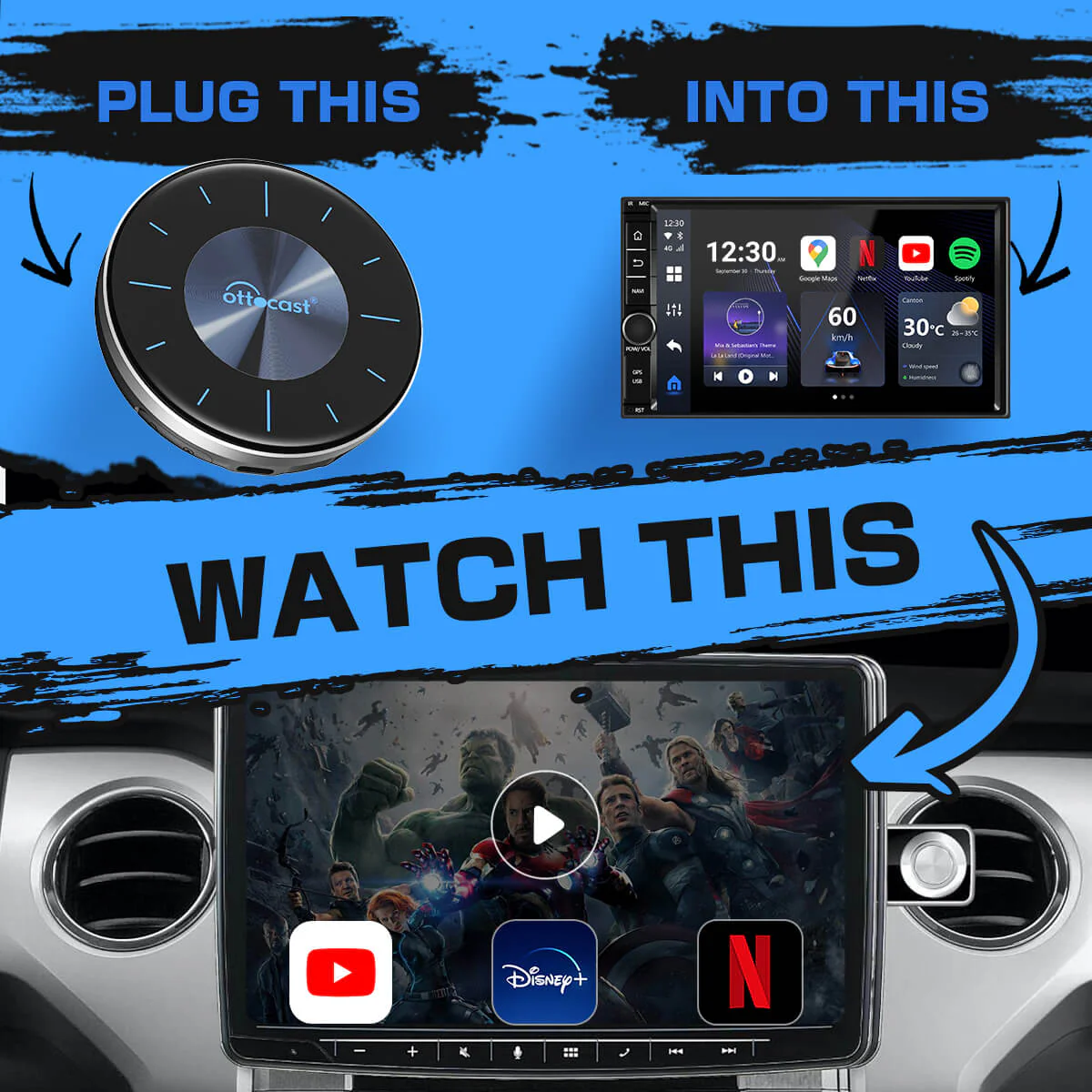 (Today Special Offer 26% OFF) OttoAibox P3 CarPlay AI Box - Image 3