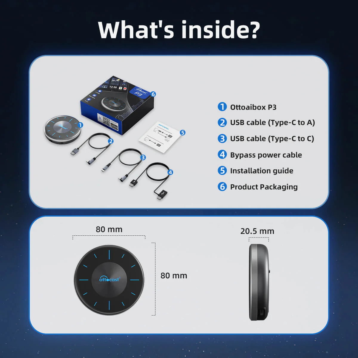 (Today Special Offer 26% OFF) OttoAibox P3 CarPlay AI Box - Image 9